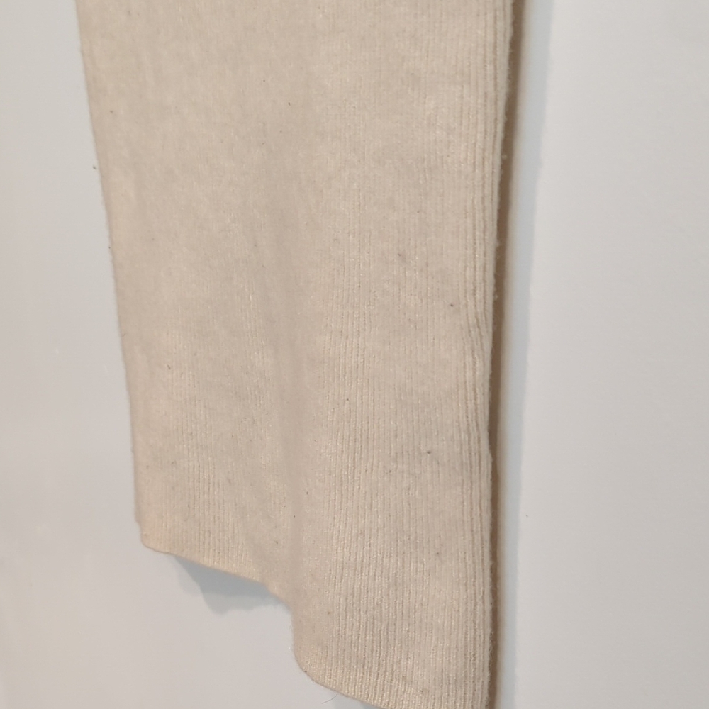 Vintage The Limited Ivory Cashmere Ribbed Knit Tank Top - Picture 6 of 9